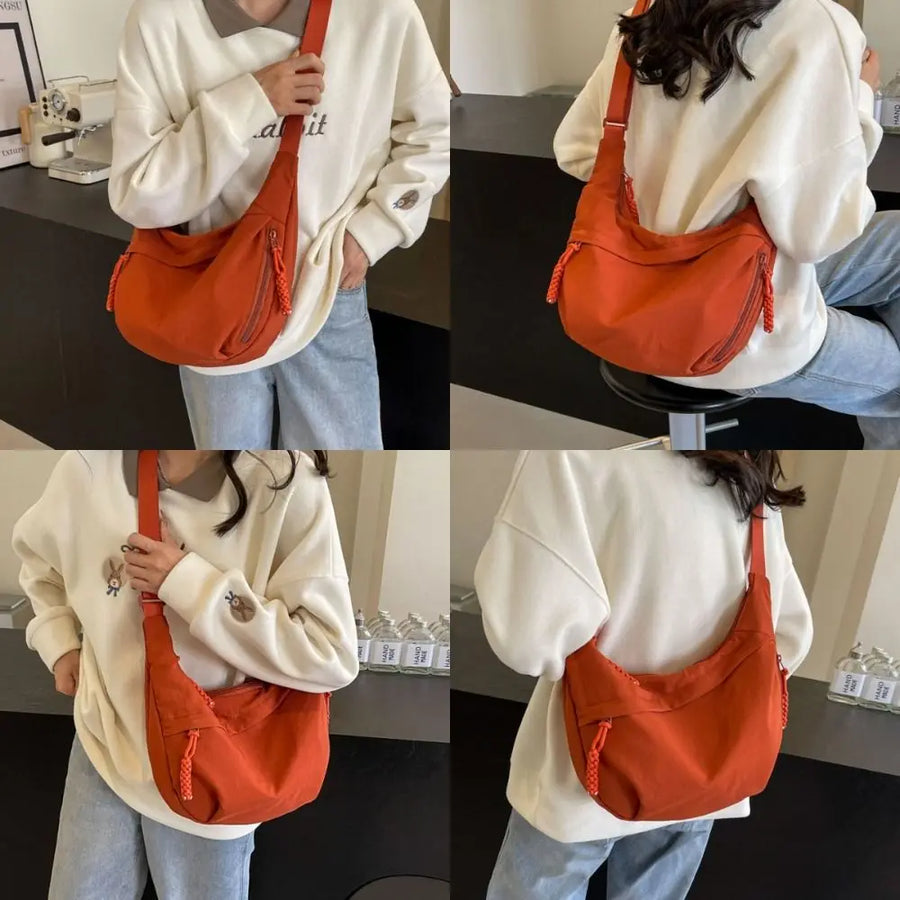 Borsa Tela Slouchy Capiente Casual